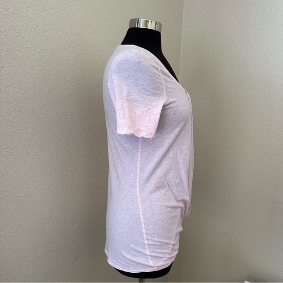 Lululemon Open Front Heather Pink Short Sleeve T shirt - Picture 5 of 11